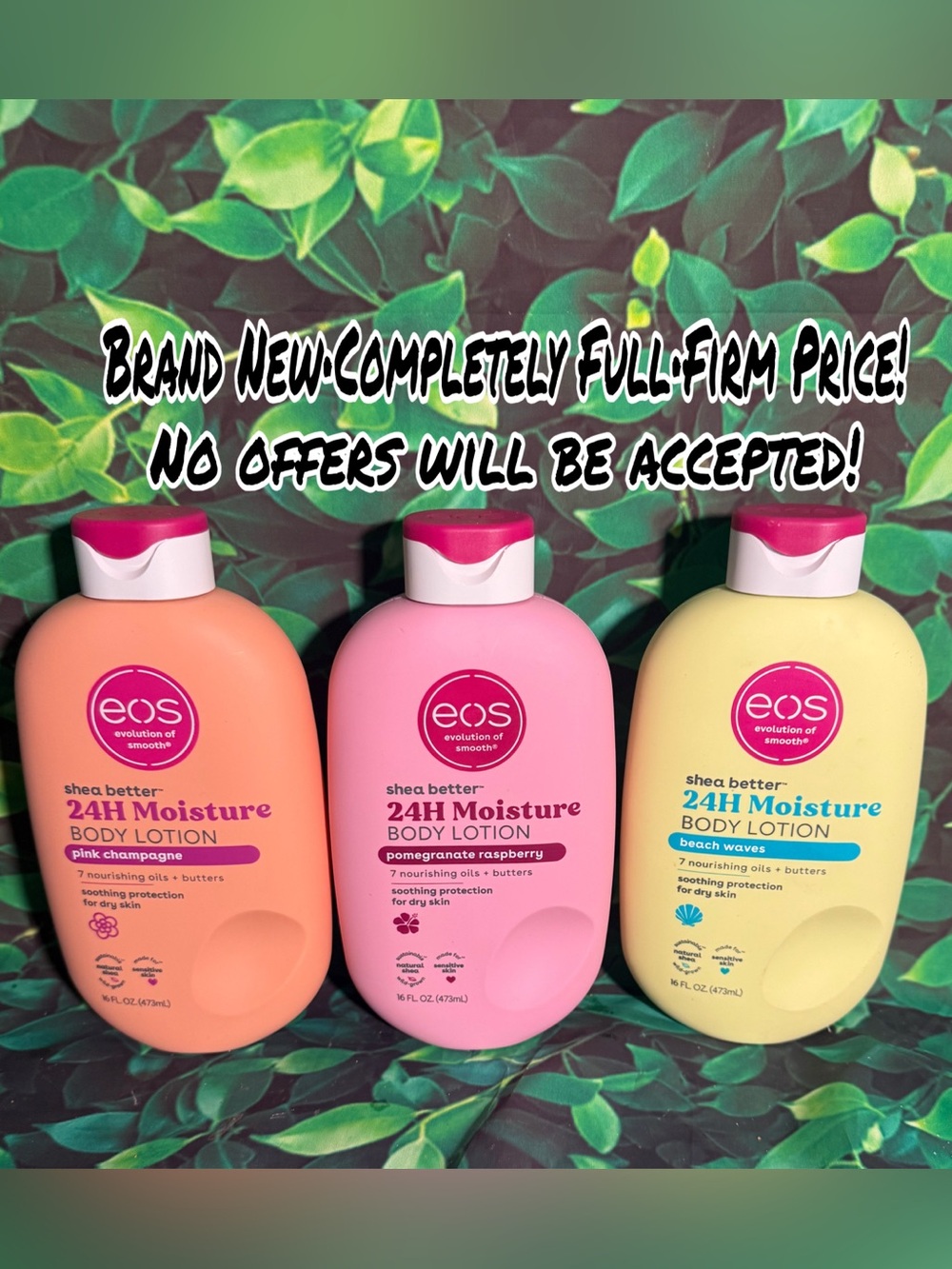 3 EOS Body Lotions FIRM PRICE